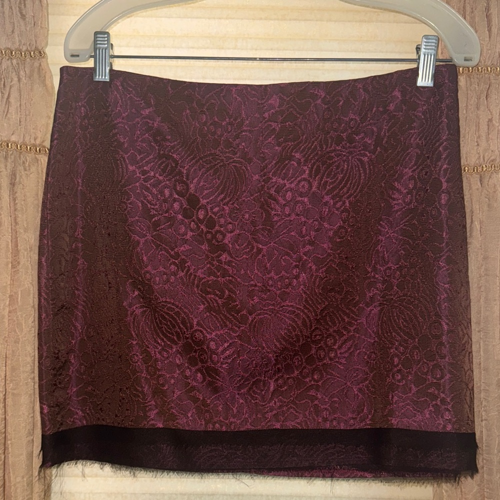 Chic Jacquard A-Line Skirt from Notice